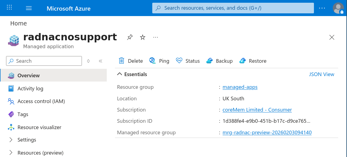 Managed Application Overview